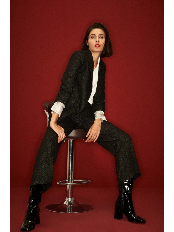 Moodo Damen-Hose schwarz