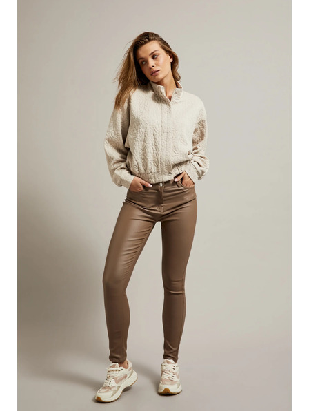 Moodo Damen-Hose kaffeebraun