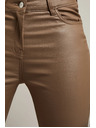 Moodo Damen-Hose kaffeebraun