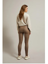 Moodo Damen-Hose kaffeebraun