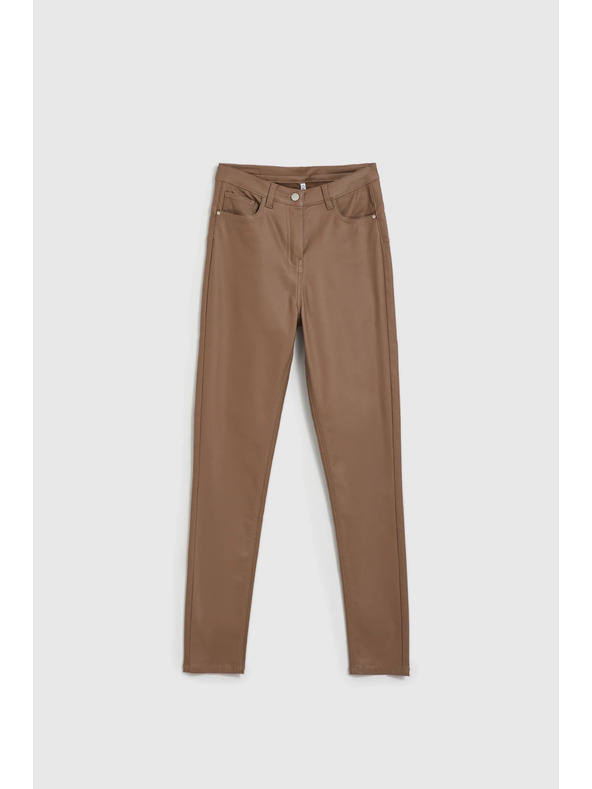 Moodo Damen-Hose kaffeebraun