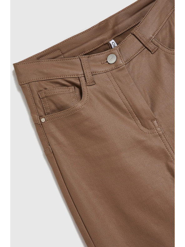 Moodo Damen-Hose kaffeebraun