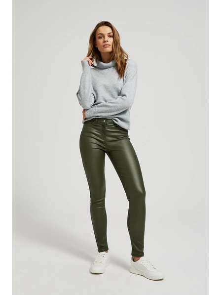 Moodo Damen-Hose frisches Olivgrün