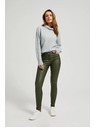 Moodo Damen-Hose frisches Olivgrün