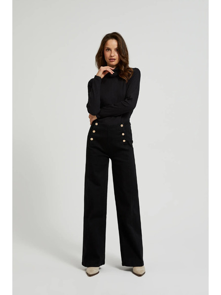 Moodo Damen-Hose schwarz Moodo