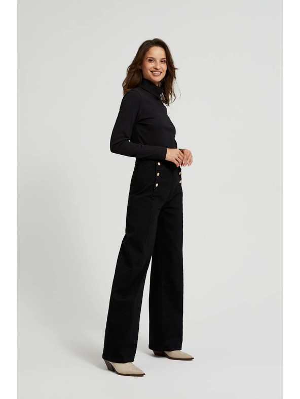 Moodo Damen-Hose schwarz Moodo