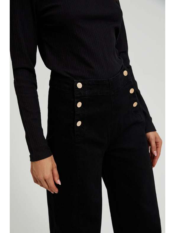 Moodo Damen-Hose schwarz Moodo