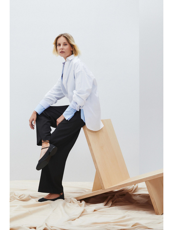 Moodo Damen-Hose schwarz