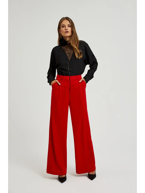 Moodo Damen-Hose rot