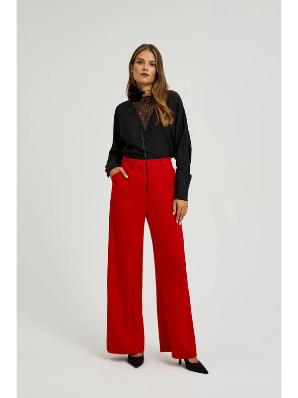 Moodo Damen-Hose rot