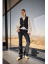 Moodo Damen-Jeans Dunkelblau