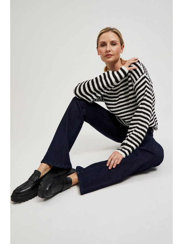 Moodo Damen-Jeans Dunkelblau