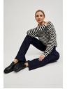 Moodo Damen-Jeans Dunkelblau