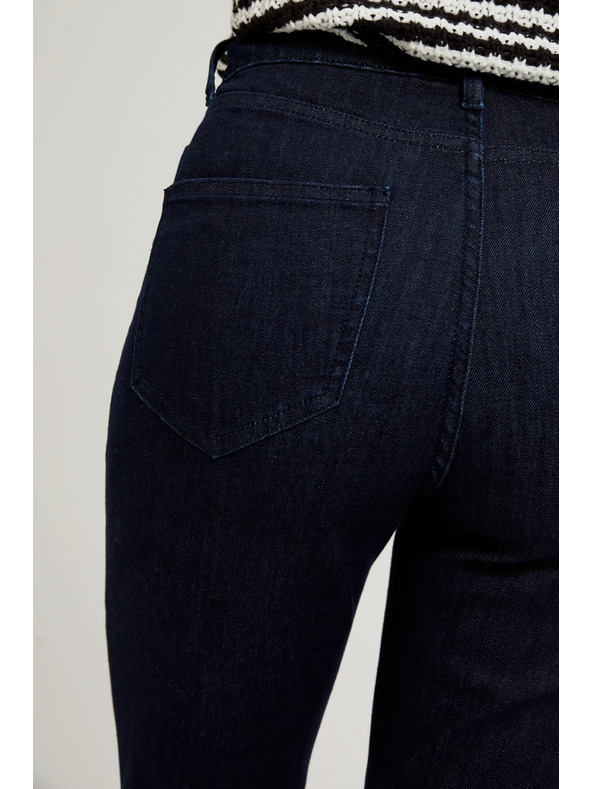 Moodo Damen-Jeans Dunkelblau