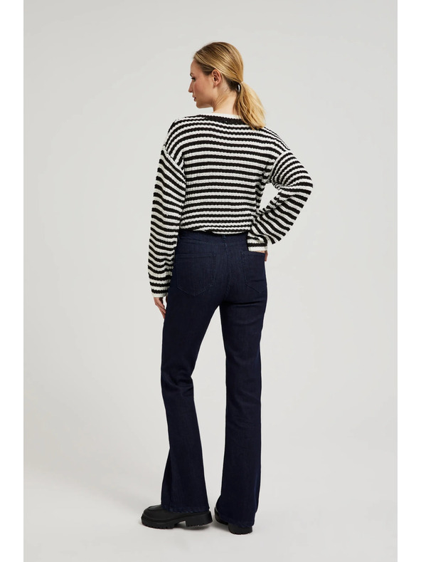 Moodo Damen-Jeans Dunkelblau