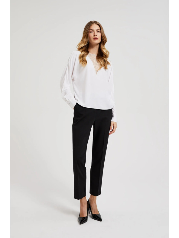 Moodo Damenbluse weiß