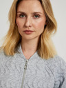 Moodo Damen-Sweatshirt hellgrau