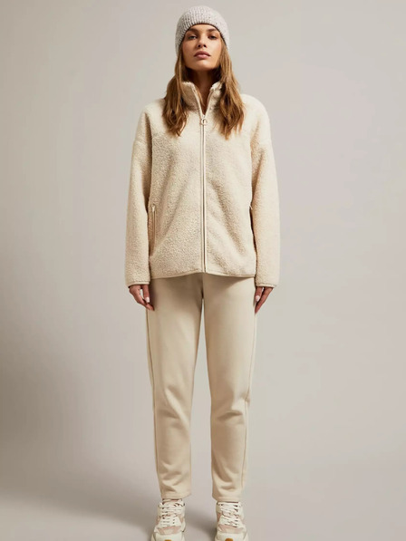 Moodo Damen-Sweatshirt hellbeige