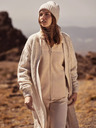 Moodo Damen-Sweatshirt hellbeige