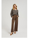 Moodo Damen-Langarmshirt mit Muster
