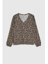 Moodo Damen-Langarmshirt mit Muster