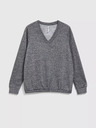 Moodo Damen-Pullover - grau meliert