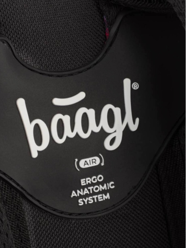 BAAGL  Grau 3er Set Core Lava: Rucksack, Mäppchen, Tasche Baagl