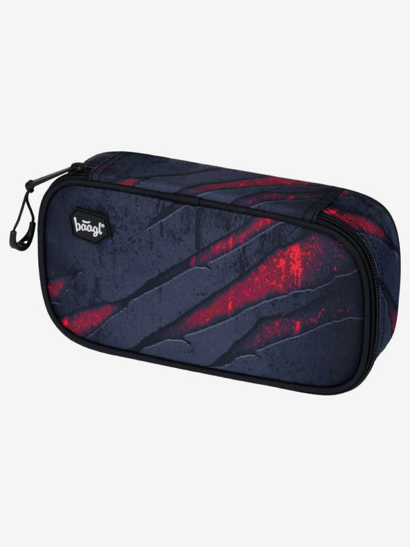BAAGL  Grau 3er Set Core Lava: Rucksack, Mäppchen, Tasche Baagl