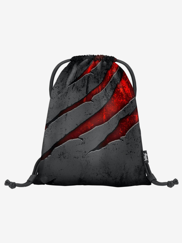 BAAGL  Grau 3er Set Core Lava: Rucksack, Mäppchen, Tasche Baagl