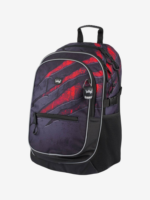 BAAGL  Grau 3er Set Core Lava: Rucksack, Mäppchen, Tasche Baagl