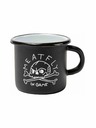 Meatfly Meatfly Emaille-Tasse 0,4 L | Schwarz | Volumen 0,4 L