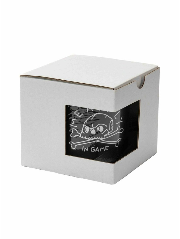 Meatfly Meatfly Emaille-Tasse 0,4 L | Schwarz | Volumen 0,4 L