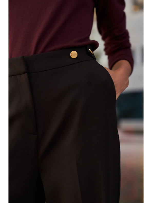 Moodo Schwarze Hose Moodo