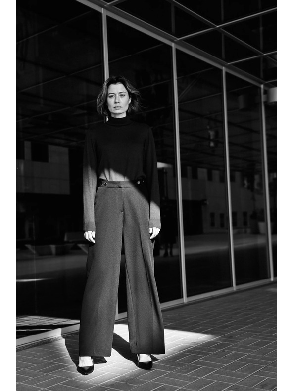 Moodo Schwarze Hose Moodo