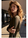 Moodo Khaki Blusenkleid Moodo