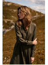 Moodo Khaki Blusenkleid Moodo