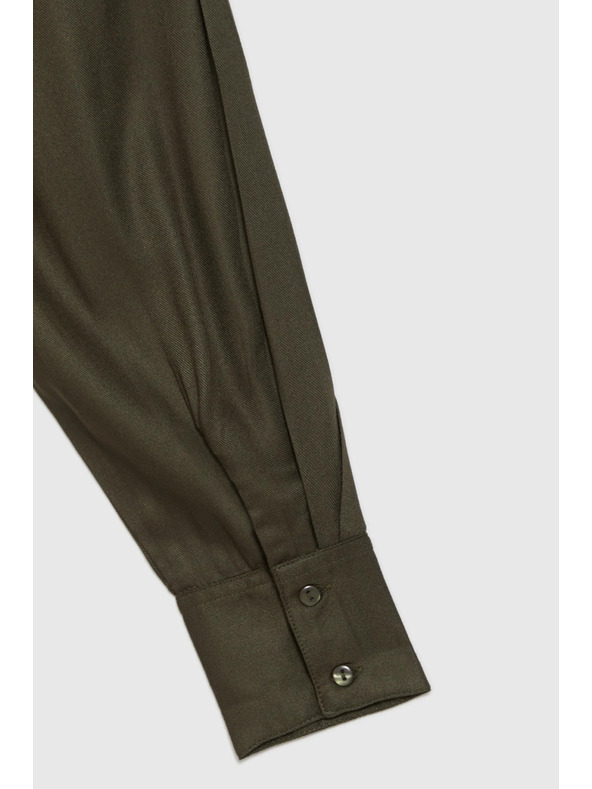 Moodo Khaki Blusenkleid Moodo