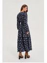 Moodo Dunkelblau Blusenkleid Moodo