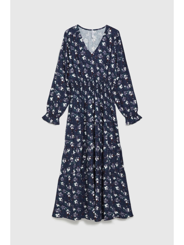 Moodo Dunkelblau Blusenkleid Moodo