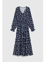 Moodo Dunkelblau Blusenkleid Moodo