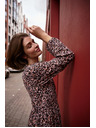 Moodo Lockeres gemustertes Kleid Moodo