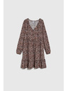 Moodo Lockeres gemustertes Kleid Moodo