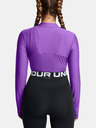Under Armour Damen Shirt Under Armour HeatGear Rib 1/4 Zip LS-PPL
