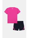 Under Armour Mädchen Set Under Armour UA LOGO WOVEN SHORT SET-PNK