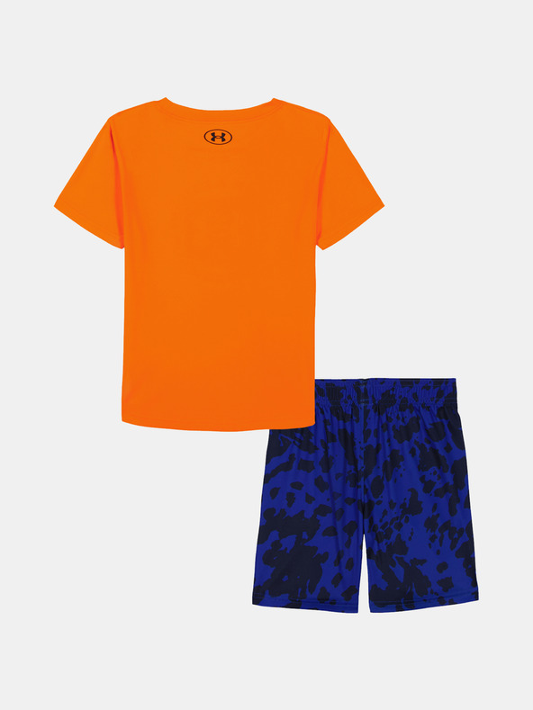 Under Armour Jungen Set Under Armour UA TECH PRINTED SS SHORT SET-ORG
