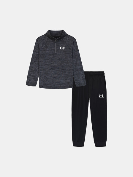 Under Armour Jungen Set Under Armour UA TWIST 1/4 ZIP TECH SET-GRY