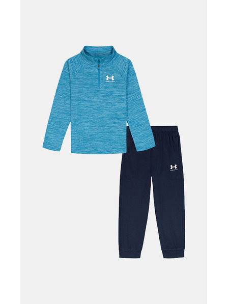 Under Armour Jungen Set Under Armour UA TWIST 1/4 ZIP TECH SET-BLU