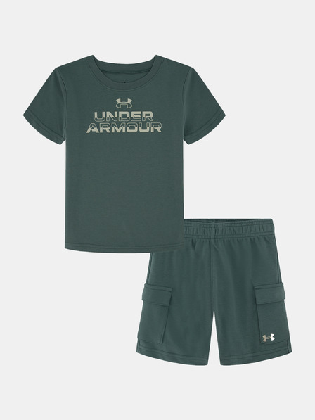 Under Armour Jungen Set Under Armour UA CARGO SHORT SET-GRN