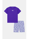 Under Armour Mädchen Set Under Armour UA TWIST BIKE SHORT SET-BLU