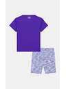 Under Armour Mädchen Set Under Armour UA TWIST BIKE SHORT SET-BLU